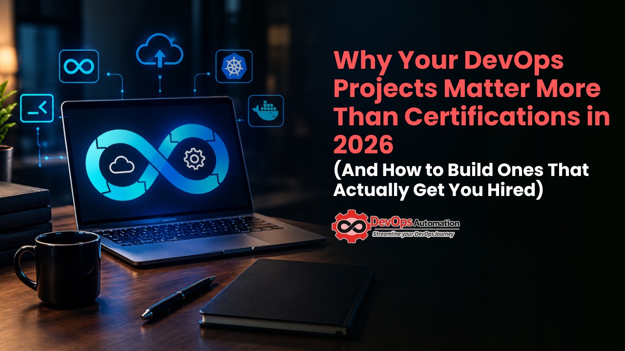 Why Your DevOps Projects Matter More Than Certifications in 2026 (And How to Build Ones That Actually Get You Hired)