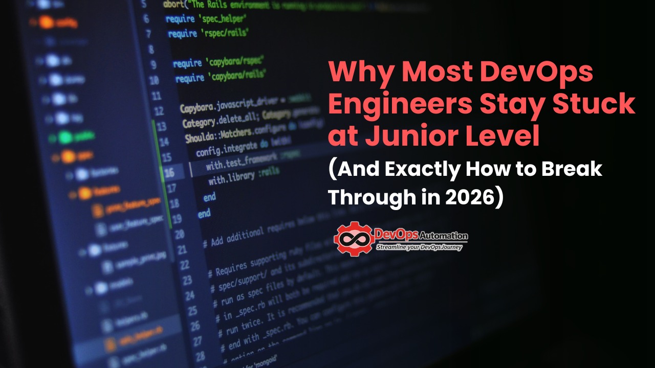 Why Most DevOps Engineers Stay Stuck at Junior Level (And Exactly How to Break Through in 2026)