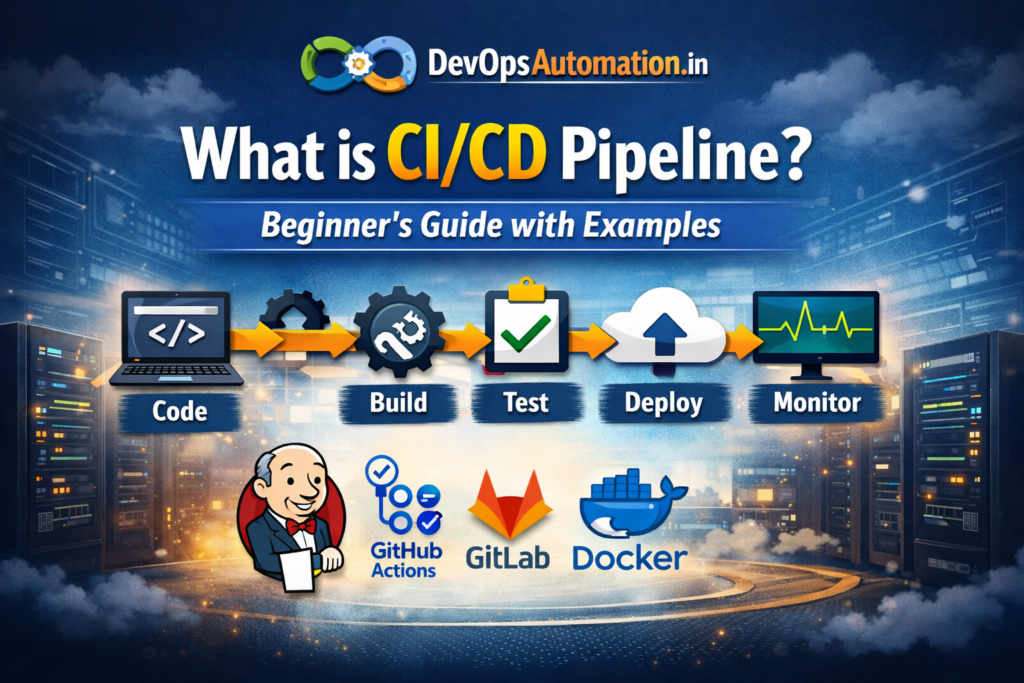 CI/CD Pipeline Explained: Ultimate Beginner�s Guide with Real Examples (2026)