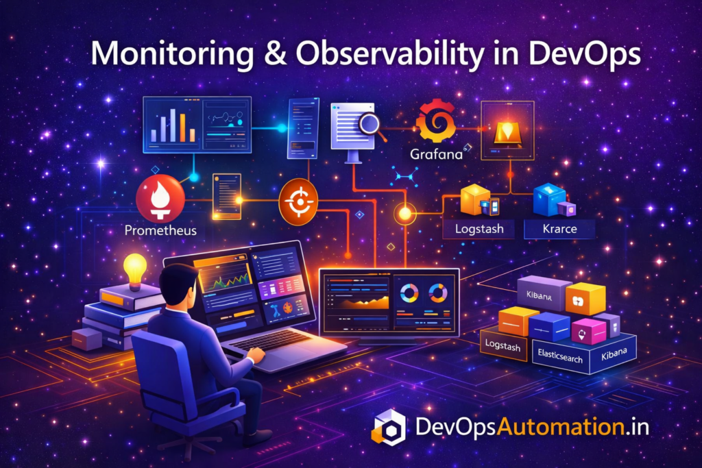  Phase 7: Monitoring &amp; Observability in DevOps � Complete Practical Guide (2026)